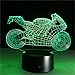 Produktbild 3D Station Motorrad Geschenk Acryl Nachtlicht LED Beleuchtung Möbel Dekoration Farbe 7 Farbe ändern Home Zubehör