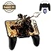Produktbild Newseego PUBG Bluetooth Mobile Game Controller, Wireless Controller Joystick Bluetooth Gamepad mit L1RI Auslösetasten Shoot & Aim Fire Trigger Tasten Controller für Spiele iPhone iOS (Schwarz)