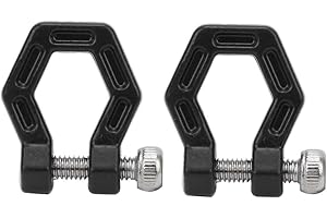 Tbest RC Trailer Hook, 2pcs 1/10 Scale Metal Trailer Buckles Haken Zubehör für RC Car Model SCX10 90046 Trx4 D90(Schwarz)