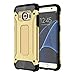 Produktbild Samsung Galaxy s7 Rand harte Fall Fone-Stuff® - 2 Schicht x-Rüstung hart rückseitige Abdeckung Shell - Gold