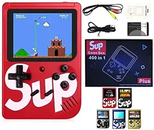 Placehap Handheld 400 in 1 Sup Game Box Video Game with USB ,Portable for Kids Boys and Girls (Multicolour)