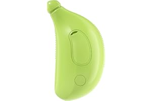 LONNALEE Steamy Cat Brush, 3-in-1 Cat Brush, Self-Cleaning Steam Brush, Cat Steamer Brush for Massage, Cat Hair Brush for Tangled and Loosse Hair (Green)