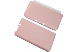 Hzxkqmil Coque Avant et Arrière Boîtier de Remplacement pour Nintendo 3DS XL Console, Couvercle de Plaque Supérieure/Inférieure Faceplate DIY A/E Accessoires pour 3DSXL (Rose)