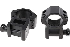 P PRETTYIA Zielfernrohr Montage 25,4mm (1“) 20mm Weaver Picatinny Schiene