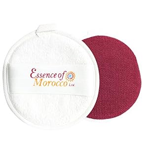 Moroccan Exfoliating Cleansing Facial Pad Kessa Reversible Dual Use as a Cleanser and Exfoliator for Face and Neck…
