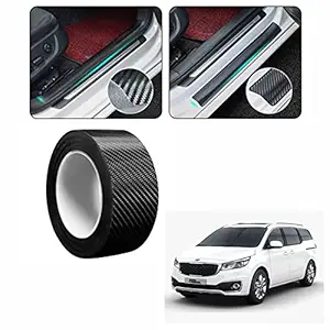 ASRYD Anti Scratch Hi-Gloss Black Carbon Fiber Paint Protection Waterproof Car Seal Strip Door Edge Cover Guard Tape (5Mtr.) for Kia Carnival