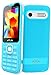 Aqua Fusion - 2.4” Dual SIM Basic Keypad Mobile Phone with Auto Call Recording and Vibration Feature - Blue RS.899.00