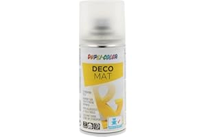 DUPLI-COLOR DECO MAT KLARLACK transparent matt 150 ml, dekorativer Bastellack, schnelltrocknend, vielseitig einsetzbar, hohe Deckkraft, Styroporfest