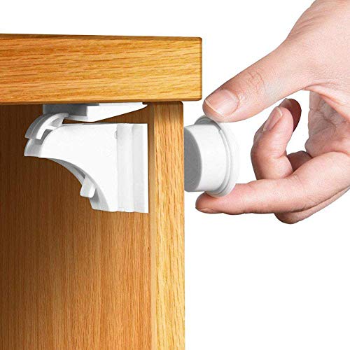 House Of Quirk Baby Safety Magnetic Cabinet Locks Adhesive No