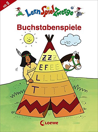 Preisvergleich Produktbild Buchstabenspiele (LernSpielZwerge - Mal- und Rätselblocks)