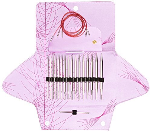 Addi 760-7 Click Nadelspitzen Metall Lace Long Tips Set - 3