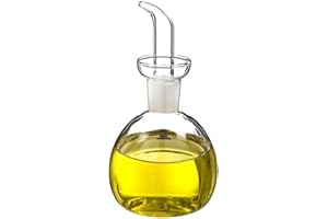 DAMDAM GO Aceitera de Cristal Antigoteo 500 ml en Caja, 500ml