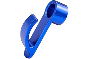 YnGia Motorcycle Helmet Hook, Aluminum Alloy Universal Motorcycle Hook Helmet Holder Luggage Jacket Bag Hook Hanger (Blue)