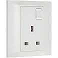 Legrand Belanko 13A Sinlge Switch Socket, UK Standard 617641