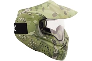 Valken Paintball MI-7 Goggle/Mask with Dual Pane Thermal Lens