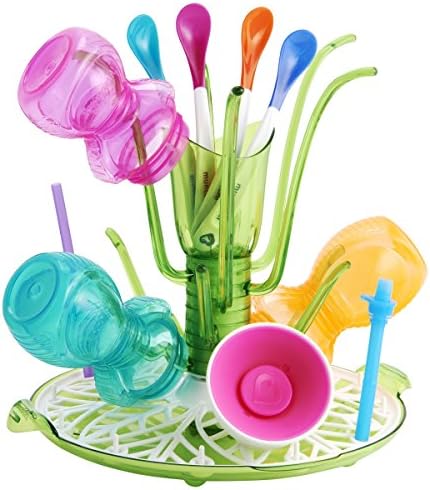 Baby Drying Bottles Rack Teats Holder Sprout Munchkin Easy Fold Flat Storage