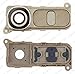 Price comparison product image LG G4 H810 H815 REPLACEMENT BACK CAMERA LENS FRAME COVER & BUTTON GOLD