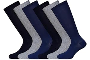 Fontana Calze, 6 paia di calze lunghe bambino ragazzo in caldo cotone elasticizzato. Prodotto Italiano