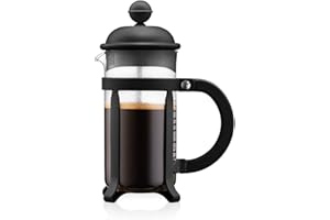 Bodum - 1903-01 - Java - Cafetière à Piston 3 Tasses - 0.35 L - Noir