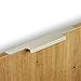 Produktbild Möbelgriff SLIM Into 210 x 37 x 11 mm edelstahlfarben eloxiert gebürstet zum flächenbündigen einfräsen in der Kante mit Harpunensteg Griff Küchengriff von SCHÜCO ALU COMPETENCE