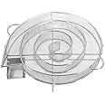 Générateur de fumée à froid, en forme d'escargot, rond, pour fumage à froid BBQ, en acier inoxydable, pour barbecue et fumoir
