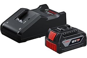 Bosch Professional 18V System Starter-Set batteries : 1 batterie GBA 18V 4.0Ah + chargeur rapide GAL 18V-40