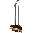 VCREATC Hanger Stacker, Clothes Hanger Organizer Stand, Portable Wood Hanger Storage Rack, Large Wire and Velvet Hanger Holder for Closet Laundry Room, Commercial Hanger Storage (Large - 32.7" H)