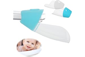 GJINXI 2Pcs Faucet Extender Baby Bath Helper, Silicone Sink Extender for Bathroom Kitchen, Tub Faucet Extender for Kids Baby Children Hand Washing