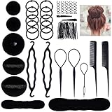 Lictin Haare Frisuren Set Frisurenhilfe Set Haare Styling...