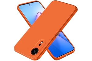 EASSGU Custodia per HONOR X5 Plus (6.56" Inches), Cover Morbida in Silicone TPU - Arancia