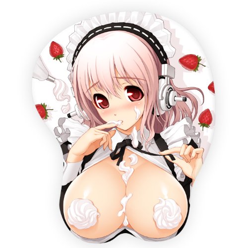 Preisvergleich Produktbild Super Sonico Puni-Mune Busty Boob Oppai Mousepad