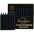 True Decor 5" Blue Pack of 20 Chime/Spell/Mombati Candles || Blue Candles for Healing Communication & Creativity || Burn Time 4 Hrs