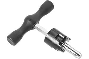 rongweiwang T-Calibrator Tool Reamer Whole Circle Accessory Handle for Pex-Al-Pex Pipe Convenient and Easy-to, 12 16mm