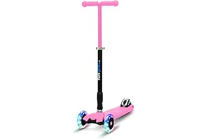 Fun Pro Two,a Partir de la Edad Preescolar,hasta 80KG de Peso,el Scooter Infantil Premium Seguro(kickboard,Scooter,Patinete), Ruedas LED,Plegable,Fabricado en Hamburgo con garantía ampliada