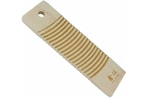 VETRINEIN RETE Vetrineinrete® Lavatoio in legno tavola per bucato marrone panni asse tavoletta per lavabo bagno lavanderia lavanderie m(55x16 cm)