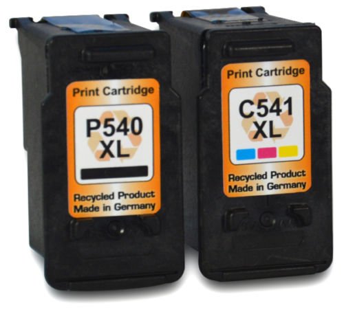 Tinte Dschungel Tintenpatronen PG540XL Schwarz u00 MG2150 Mnd CL541XL dreifarbig &Wiederaufbereitete Tintenpatronen für Canon PIXMA MG2100 MG2150 MG2155 MG2200 MG2250 MG3100 MG3150 MG3200 MG3250 MG3255 MG3500 MG3550 MG3600 MG3650 MG4100 MG4150 MG4200 MG4250 MX375 MX435 MX475 MX515 MX525 MX535 MX455 MX395 Tintenstrahldrucker, XL (PG540 CL541 und XL).