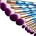 Make Up Brushes, Webla 10 pcs Rainbow Color Elegant Shape Make Up Brush Set Foundation Eyebrow Eyeliner Blush Cosmetic Concealer Brushes Make-up Tools Toiletry Kit