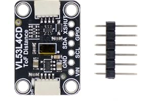 Avståndssensormodul ToF VL53L4CD, Mätsensorer för räckvidd DC 2,7 V-5 V Breakout från 0 till 1 300 millimeter fullt synfält (FoV)
