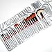 Fräulein3° 8 25 Professional Sable Makeup Brush Set Red Handle With Silver Case