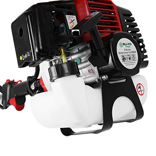 Ganga BU-KO 52cc Herramienta de jardín Multifuncional de Gasolina de
Largo Alcance Que Incluye: Hedge Trimmer, Pruner Chainsaw, Cortador de
Pincel con línea de Recorte Grueso de 2.4mm y Poste de extensión En
línea