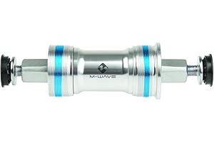 M-Wave Thread Bottom Bracket, Silver, 107.5/20.5 mm