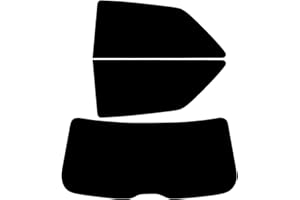 PSSC WINDOW FILM PSSC Pre Cut Rear Car Window Films for Audi A3 3 Door Hatchback 2003 to 2010 05% Very Dark Limo Tint