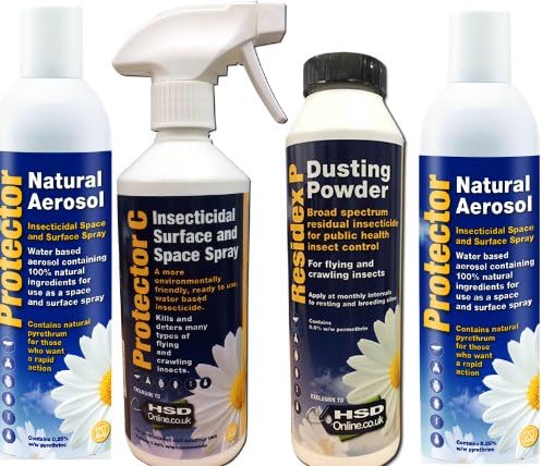 Silverfish Killer and Spray Kit for the Home (SAFE FOR KITCHENS AND BATHROOM USE)