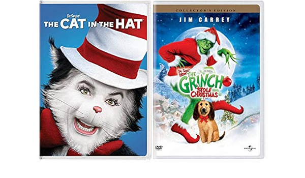 How The Grinch Stole Christmas 2022 Cat Dr. Seuss' Classic Children's Fantasy Films: The Cat In The Hat + How The Grinch  Stole Christmas (Collector's Edition) Dvd Books To Life Movie Bundle:  Amazon.co.uk: Anthony Hopkins: Dvd & Blu-Ray