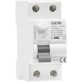GEYA ELCB RCD RCCB Type A Electromagnetic Residual Current Circuit Breaker (2P-63A-30mA)