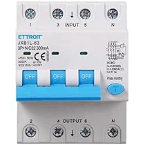 Interruttore Sezionatore 2P 40A 240VAC - Montaggio Su Guida DIN, 2 Moduli