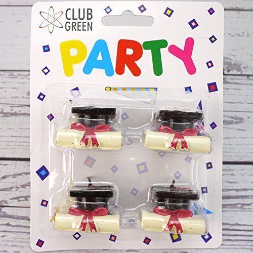 Preisvergleich Produktbild Abschluss Hut und blättern Kuchen Kerzen (4)