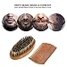 ROSENICE Wooden beard Comb Beard Brush Mustache Comb Bristle Brush and Set for Men