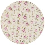 Spülmaschinenfest Clayre & Eef TRDP Teller klein Kuchenteller Blumen rosa ca. Ø 22 cm