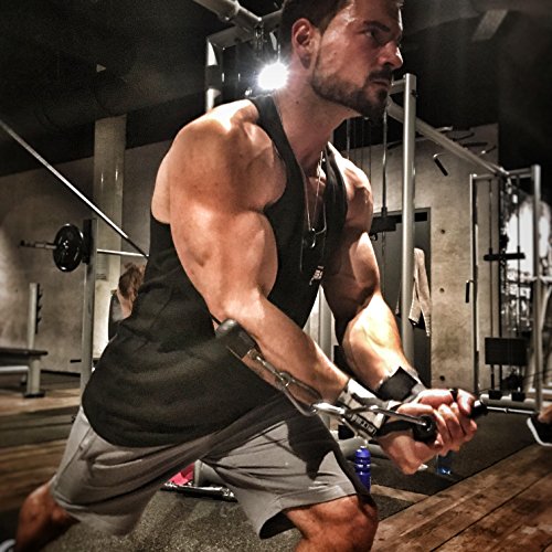 Handgelenkbandagen (2er-Set) inkl. gratis Aufbewahrungsbeutel – Wrist Wraps (45cm) – Profi Bandagen für Kraftsport, Fitness, Bodybuilding, & Crossfit Training – Handgelenkstütze für Athletinnen und Athleten – 2 Jahre Gewährleistung - 7